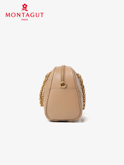 梦特娇女包新款羊皮枕头包高级感轻奢吉祥保龄球包手提斜挎包 商品图4