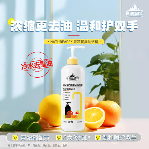 NATUREAPEX-冰川山脉 果蔬餐具洗洁精 商品图1