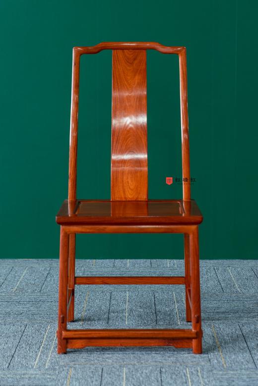 红桥红  家具严选  缅甸花梨（大果紫檀）【素面 S背 不出头 餐椅】 商品图0