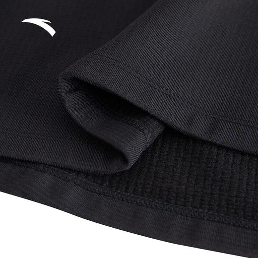 安踏抓绒保暖长袖t恤男冬季新款半拉链立*步运动上衣152445403 商品图6