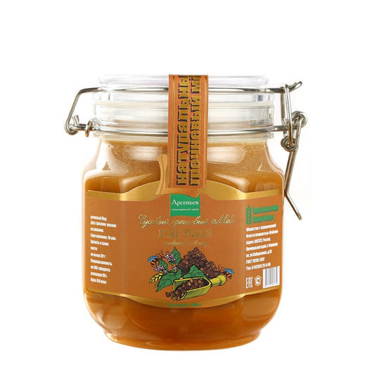 俄蜜源 原装进口蜂蜜0脂肪蒲公英蜜荞麦蜜结晶土蜂蜜瓶装 1kg/瓶 商品图4