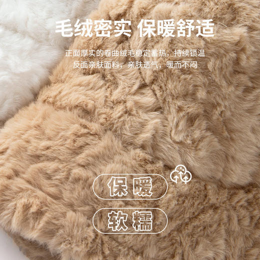大头围渔夫帽女冬季新款保暖韩版百搭显脸小帽子秋冬天毛绒盆帽学生潮流百搭新款旅游必备小红书推荐 商品图2
