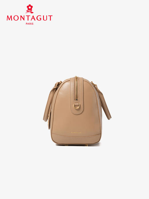 法国梦特娇冬新款秋冬斜挎包手提包真皮女士百搭时尚波士顿包 商品图10