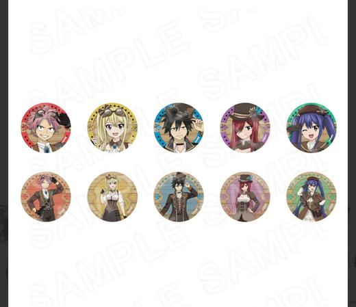 妖精的尾巴 百年任务 公主咖啡 徽章 吧唧 全10种 谷子 商品图0