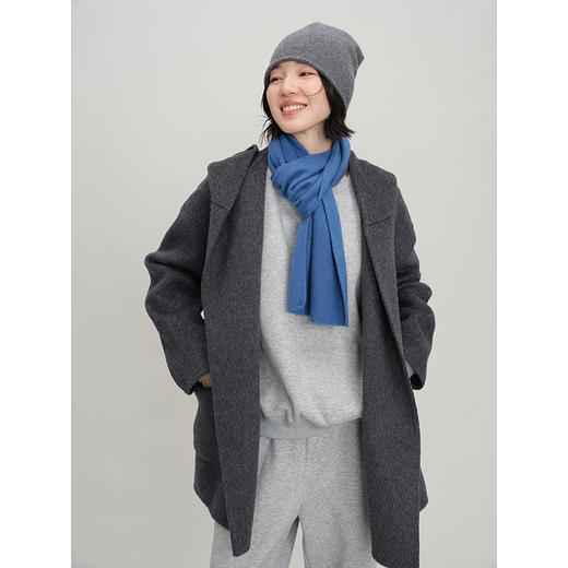 UMILAB【亲昵】100%山羊绒细腻软糯秋冬刚需造型感百搭围巾BK625H 商品图2