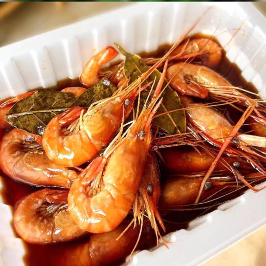 热卖！肉质鲜甜，嫩而不柴！【超值3盒装】爬得快 花雕罗氏虾 300g*3盒 商品图5