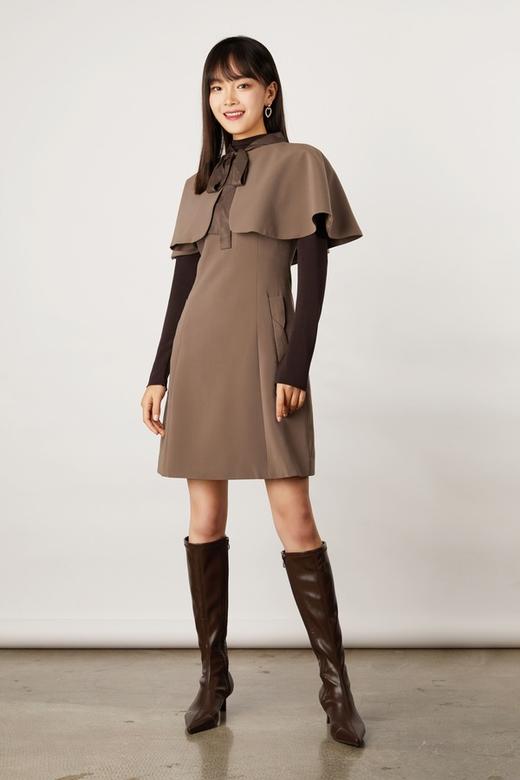 amadella 浪漫优雅咖啡色连衣裙 11168 商品图1