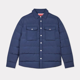 KENZO 高田贤三 男士绗缝外套棉服 蓝色 FE65 OU142 9NI 77