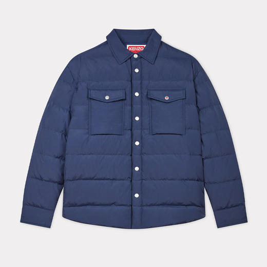 KENZO 高田贤三 男士绗缝外套棉服 蓝色 FE65 OU142 9NI 77 商品图0