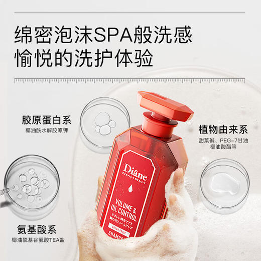 黛丝恩致美洗发水控油丰盈450ml/118007 全新升级改善扁塌清爽丰盈 商品图2