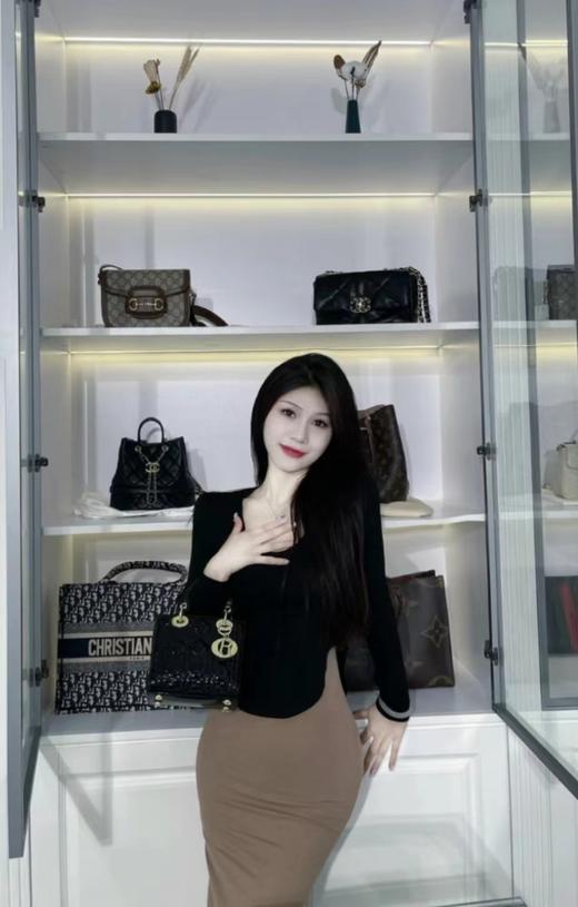 迪家|戴妃3格4格漆皮 黑色|（HH） 商品图5