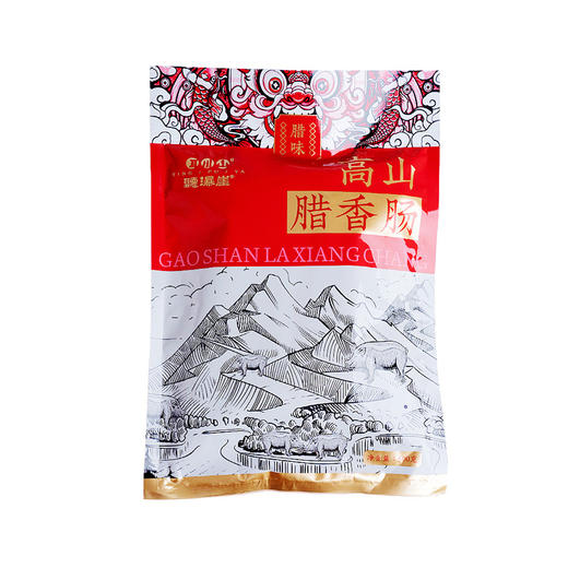 恩施 听瀑崖 土家高山腊肉 腊香肠 麻辣味 500克/袋 商品图4