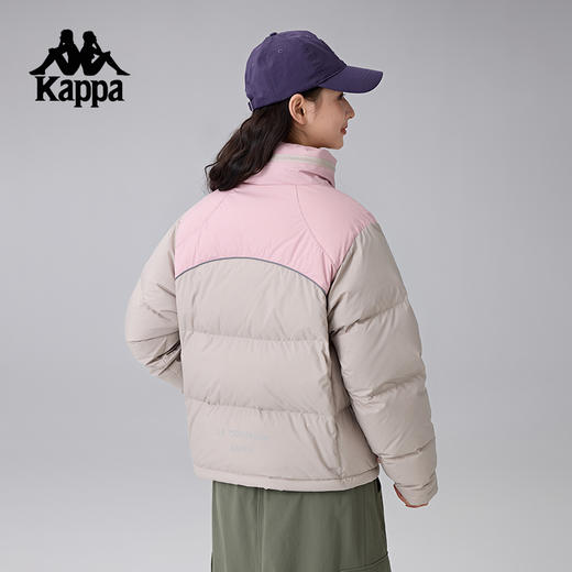 Kappa卡帕背靠背梭织运动羽绒服时尚户外保暖外套防寒服面包服女 商品图3