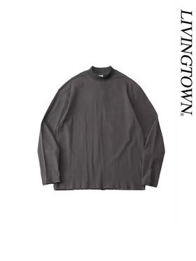 LIVINGTOWN/LT半高领结构长袖