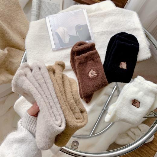 鹿鹿推荐 •冬日软绵绵袜！水豚卡皮巴拉秋冬中筒厚袜子【贴身衣物不退换】 商品图2
