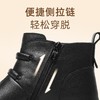 信诺真皮羊毛老人鞋女加绒加厚短靴冬季新款中老年软底妈妈鞋棉鞋M739-7Y 商品缩略图4