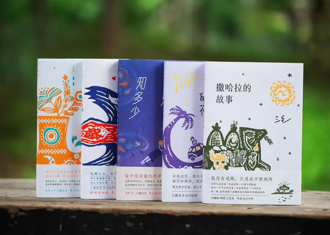 《三毛经典作品集》（典藏版全5册） 豆瓣9.2，华语世界的传奇女子，