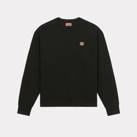 KENZO 高田贤三 男士小虎头徽标刺绣棉质运动卫衣 黑色 FE55 SW208 4MF 99J