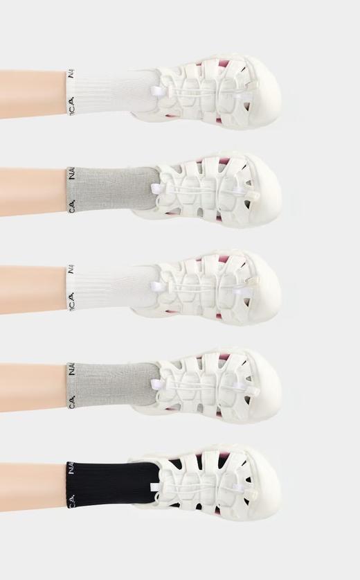 【品牌直发】双11价❗️29.9元5双，全球zui低❗️美国NAUTICA经典款纯色中筒童袜，原价💰139/5双，连穿7天不臭脚！ ✅舒适柔软，持久抑菌防臭，吸湿排汗 ✅精选柔软细腻精梳棉，吸湿排汗 商品图1