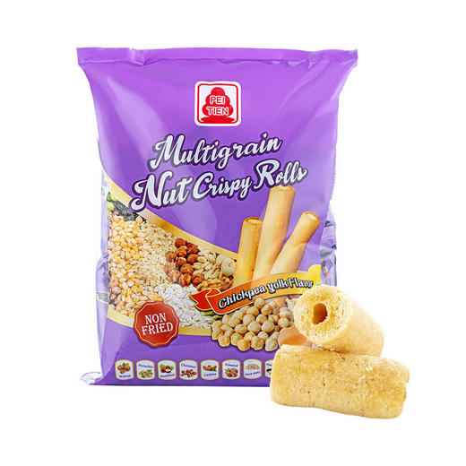 MM 山姆 北田（PeiTien）综合谷物坚果香脆卷（膨化食品）鹰嘴豆蛋黄口味 680g（10g*68） 商品图0