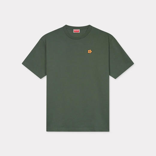 KENZO 高田贤三 男士小海棠花刺绣徽标棉质圆领短袖T恤 绿色 FE65 TS474 4SG 51 商品图0