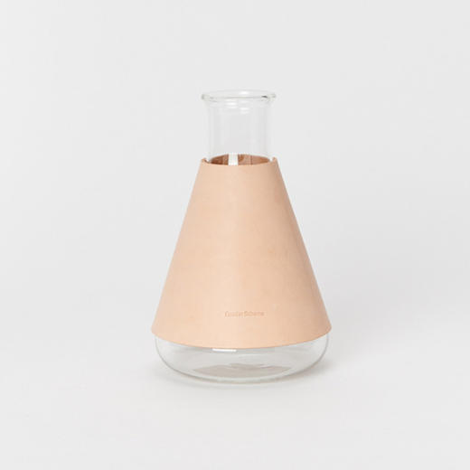 Hender Scheme Erlenmeyer flask/500ml 日本手工制皮革饰花瓶 商品图3