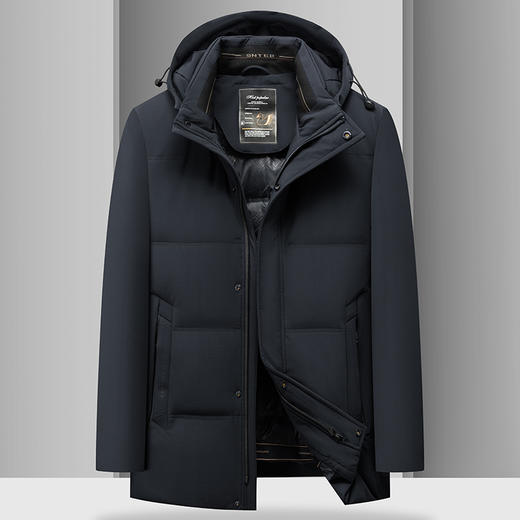 【可拆卸内胆】【新款DKP】大依优型大码三合一羽绒服鸭绒可拆卸帽休闲胖子大码男休闲宽松加肥加大上衣冬季外套 商品图11