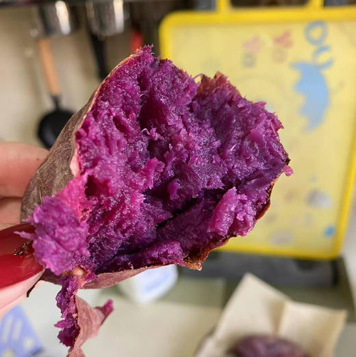 精品紫薯，丑紫薯，也可以这么好吃，蒸煮烤全能选手，紫薯里的红瑶，无丝，口感绵密，4斤/份 商品图1