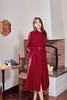 Le Malene 红色收腰风衣式连衣裙 19040 商品缩略图3
