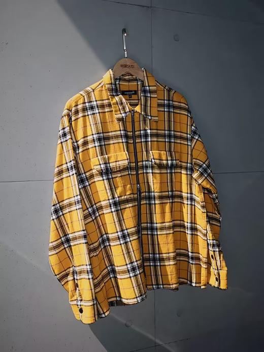 SUPERTOFU(SPTF)/RC-AW24-S033/做旧磨损细节 拉链 格纹衬衫 商品图2