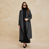 PH956斯尔丽24新款撞色设计翻领长款简约时尚休闲羊毛大衣 商品缩略图7