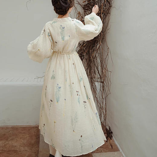 裁缝学苑AQ380法式宫廷复古百褶灯笼袖连衣裙纸样新款长袖裙子样板 商品图3