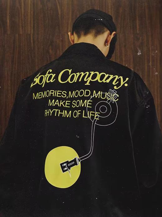 SUPERTOFU(SPTF)/MKS-AW24-J150/唱针图案 教练夹克 商品图2