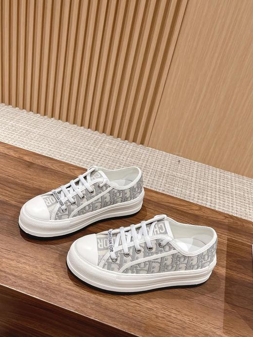 迪奥-23s厚底刺绣帆布鞋7色（HC） 商品图4