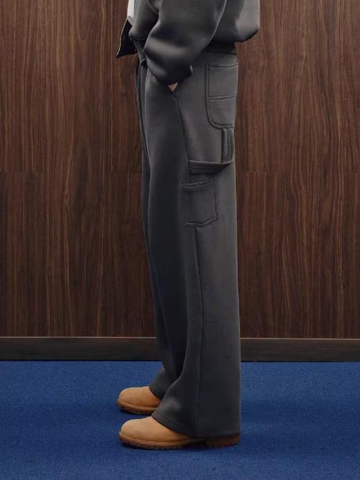 SUPERTOFU(SPTF)/CDT-AW24-P126/工装细节 直筒宽松 垂感310g空气层 卫裤 商品图2