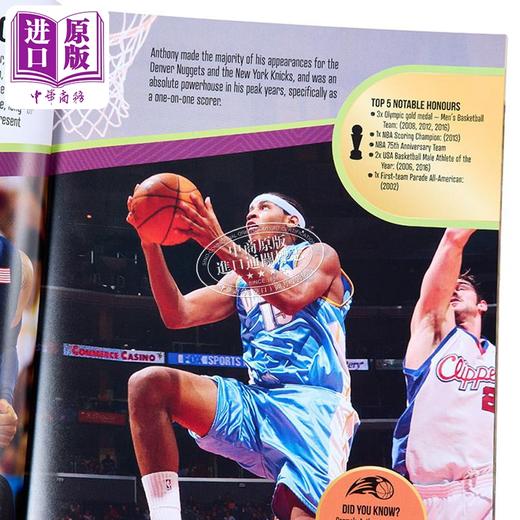【中商原版】篮球全明星 英文原版 Basketball All Stars David Clayton 大卫 克莱顿 曼城官方月刊编辑大卫 商品图2