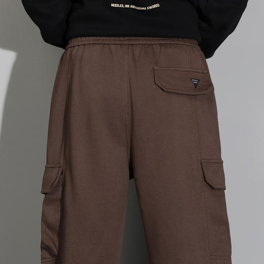 【新款DQ】大依优型大码束脚工装裤休闲长裤男舒适休闲简约百搭加肥加大男装潮款 商品图2