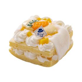 【甜品】芒果麻薯盖被蛋糕|冷藏保存