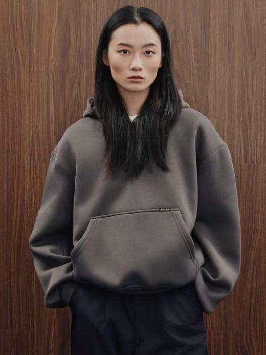 SUPERTOFU(SPTF)/CDT-AW24-J150/太空棉复合加绒 连帽卫衣 商品图1