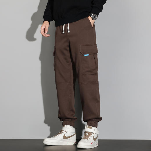 【新款DQ】大依优型大码束脚工装裤休闲长裤男舒适休闲简约百搭加肥加大男装潮款 商品图7