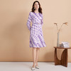 EITIE爱特爱秋季新款印花收腰显瘦通勤连衣裙7507221 商品缩略图1