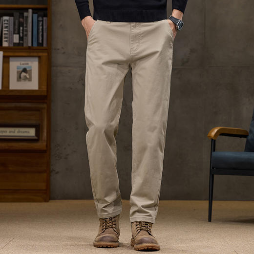 【Q】【新款DQ】大依优型大码直筒休闲长裤男舒适休闲简约百搭加肥加大男装潮款 商品图7