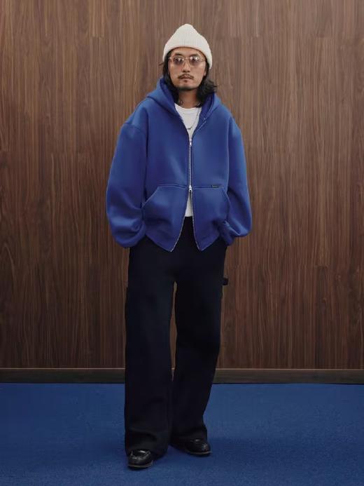 SUPERTOFU(SPTF)/CDT-AW24-J108/ 480g空气层复合加绒 双拉链卫衣 商品图2