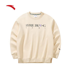 安踏凯里·欧文系列丨针织加绒卫衣男冬季篮球潮流套头上衣172441720N