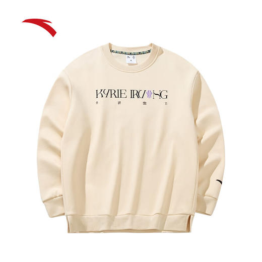 安踏凯里·欧文系列丨针织加绒卫衣男冬季篮球潮流套头上衣172441720N 商品图0