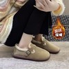 【全新升级❗️懒人棉勃肯鞋】毛毛鞋2025冬季外穿棉鞋女，亲肤内里软糯Q弹吸汗排气，懒人一脚蹬平底女鞋搭扣棉勃肯室内女鞋QQ 商品缩略图0