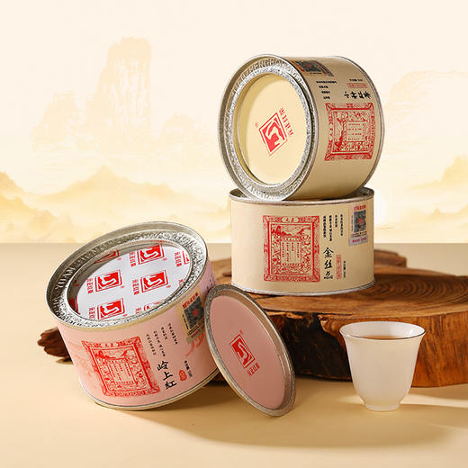 元正 小种红茶金丝蕊岭上红组合装 特级茶叶罐装150g 商品图5