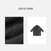 COCO ZONE 秋冬西装领中长款毛呢外套长袖上衣CC2C2248 商品缩略图2
