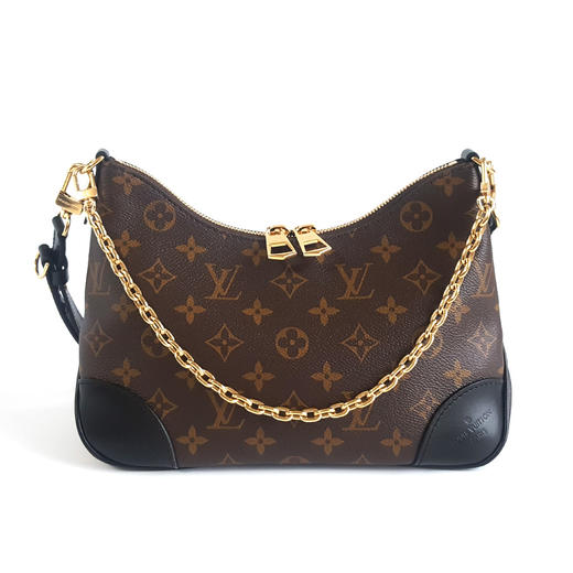 【闲置未使用】LV路易威登BOULOGNE系列M45831老花黑牛角包单肩包女士现售价：16500！241024NJS08 商品图0