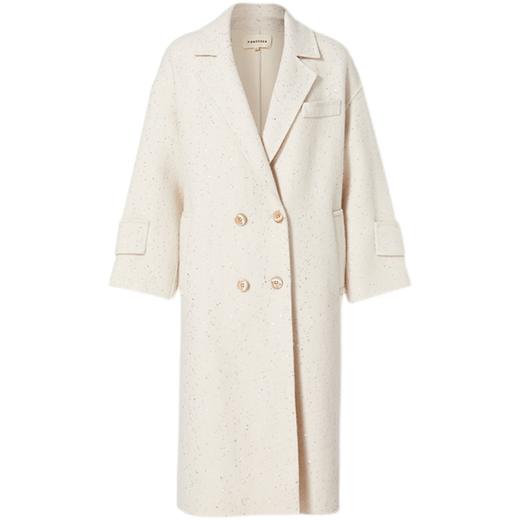 famecoco范可儿毛呢大衣女士冬季设计感韩版羊毛外套F208AC112 商品图4